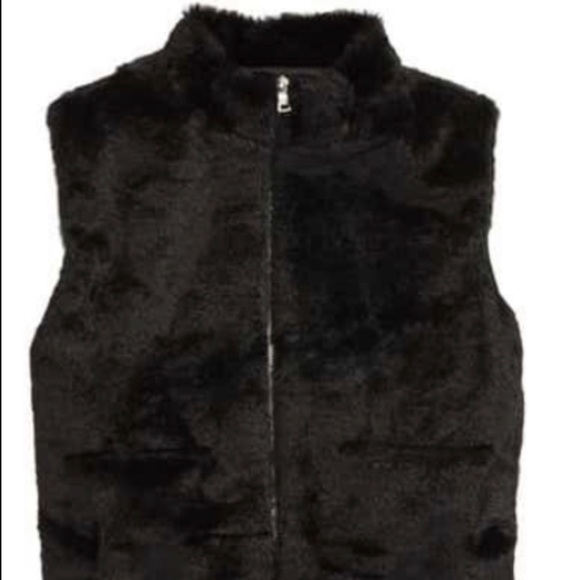 Sovereign Code Sharon Faux Fur Zip Vest - Picture 1 of 1